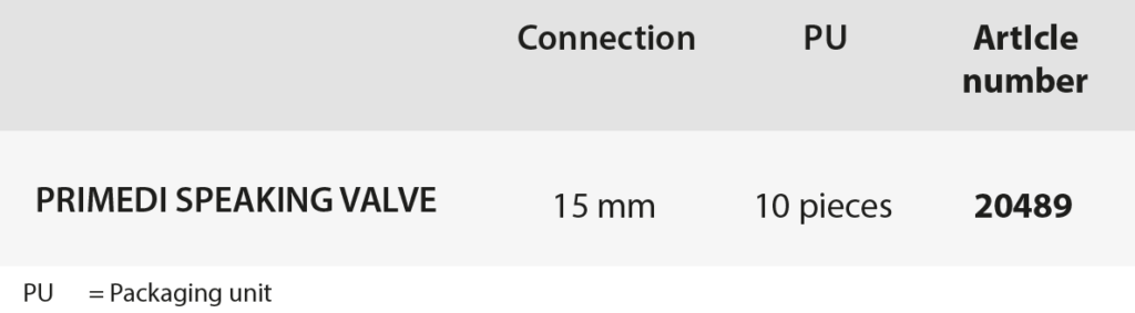 Sprechventile F R Tracheotomie Und Laryngektomie Primed Halberstadt